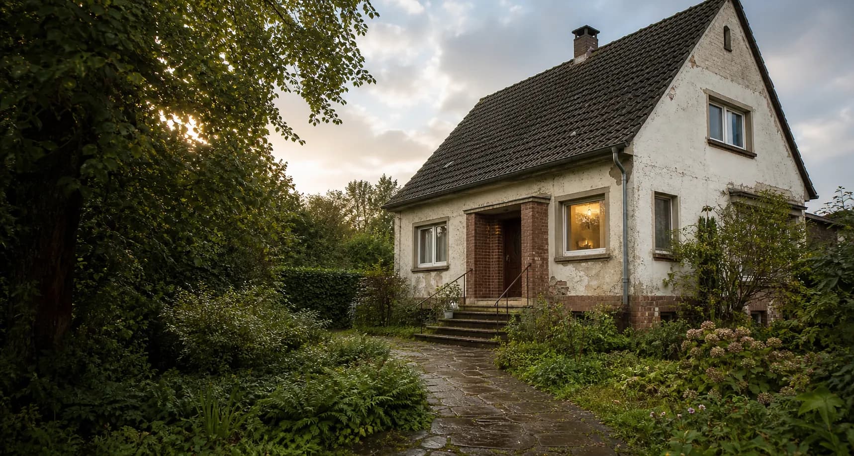 Geerbtes älteres Haus mit Garten und Modernisierungspotenzial
